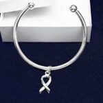 Bangle Floating Ribbon for Mental Health Awareness